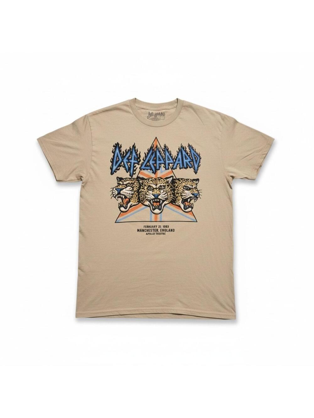 Def Leppard Apollo Theatre Rock Band Boyfriend Fit Girls T-Shirt Dress S
